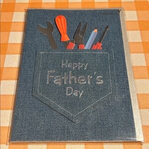 “Denim Work Clothes” Father's Day Papyrus card